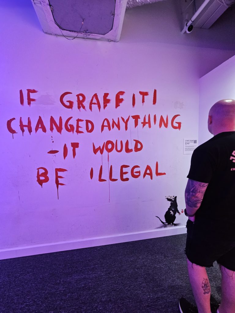 The art of Banksy Exhibition Liz de Koning