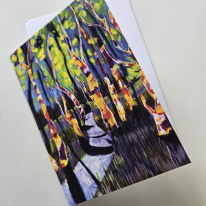 Greeting Card - Funky Trees